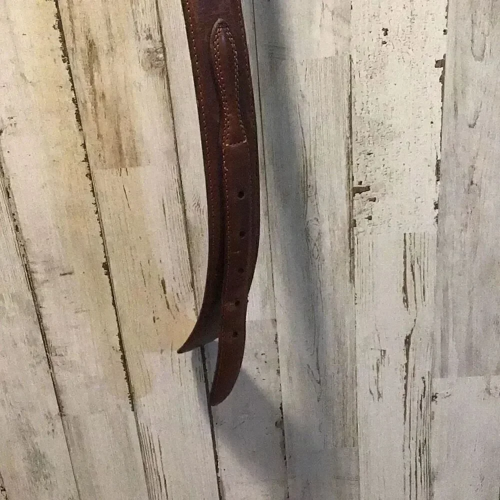 Belt, genuine harness, leather, 38 inches